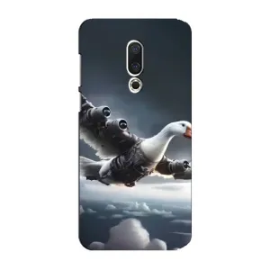 Чехол с мемом Тралалело тралала на Meizu 15 Plus (Бомбардини гусини)