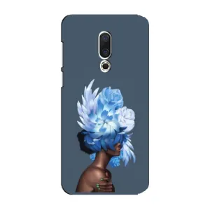 Чехлы (ART) Цветы на Meizu 15 Plus (VPrint) (Квіти на голові)