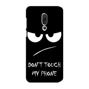Чехол для Мейзу 15 Плюс - (AlphaPrint) с печатью (ТОП продаж) (Dont Touch)