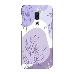 Чехол с принтом «Фиолетовые листья абстракция» для Meizu 15 Plus
