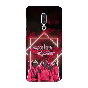 Чехол Гра в кальмара для Meizu 15 Plus (Охранники Игра кальмара)