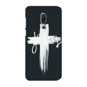 Чехол для Meizu 15 Plus (AlphaPrint) - (Христианские) (Иисус)