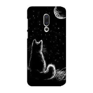 Чехол с принтом для Meizu 15 Plus (AlphaPrint) Модные коты