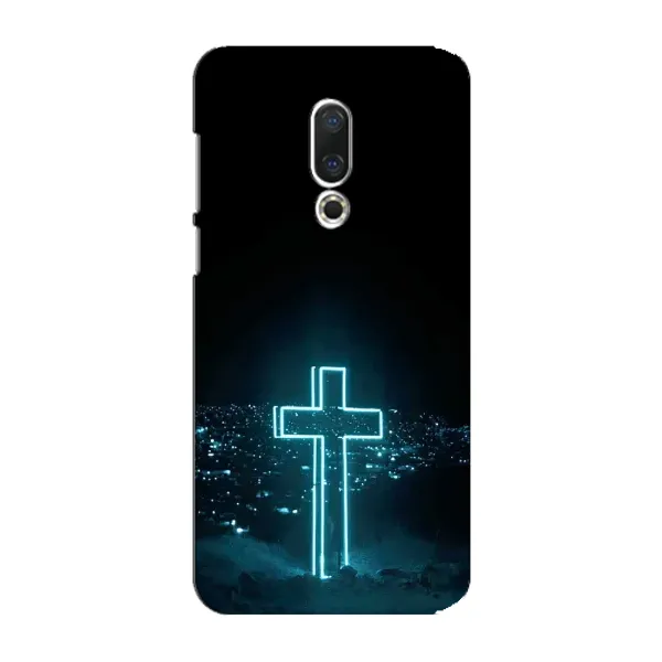 Чехол с принтом «Крест и город» для Meizu 15 Plus
