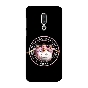Чехлы для Мейзу 15 Плюс - Лео Месси Маями (Месси в лого)