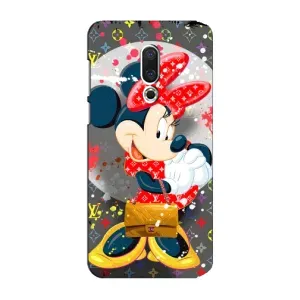 Чехол Disney Mouse Meizu 15 Plus (PREMIUMPrint) (Minni с бантиком)