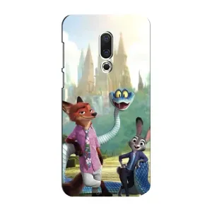 Чехол Зоотрополіс на Meizu 15 Plus (Герои мультфильма Зверополис)