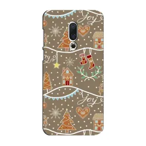 Новогодние, Праздничные Чехлы для Meizu 15 Plus - 2024 год (Новогодние пряники)