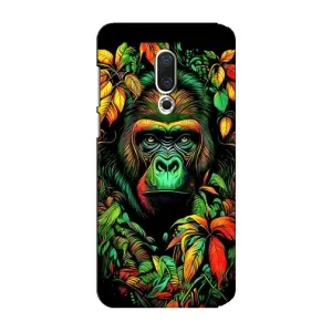 Чехол с Обезьянами Meizu 15 Plus - (AlphaPrint) (Обезьяна в тропиках)
