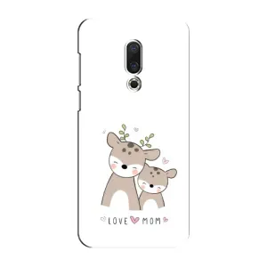 Чехол с принтом «Оленята мама и малыш» для Meizu 15 Plus