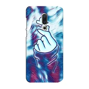 Чохол з принтом «Радужне серце» для Meizu 15 Plus