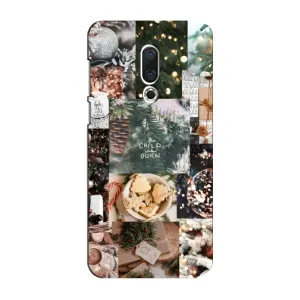 Рождественские, Праздничные Чехлы для Мейзу 15 Плюс (Рождественский коллаж)