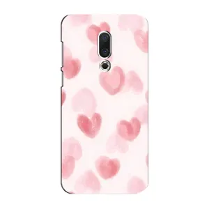 Чехол с розовым рисунком для Meizu 15 Plus