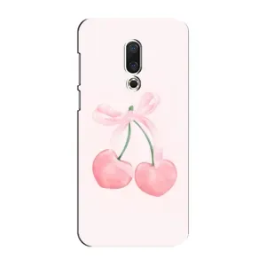 Чохол з розовим принтом для Meizu 15 Plus (Рожеві вишні)