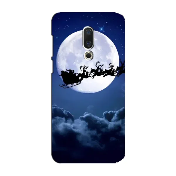Чохол з принтом «Санта - місяць» для Meizu 15 Plus Чохол з принтом «Санта - місяць» для Meizu 15 Plus