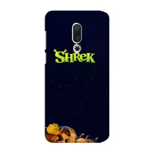 Чохол з мультфільмом Шрек на Meizu 15 Plus (Відпочиваючий Шрек)