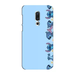 Чехол с принтом Стич на Meizu 15 Plus (Стич фон)