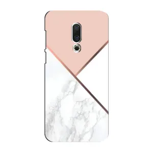 Мраморний чехол на Meizu 15 Plus (VPrint) (Тройний мрамор)
