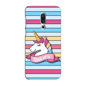 Чехол для Мейзу 15 Плюс - (Единорожки - Новинки) (AlphaPrint) (Unicorn)