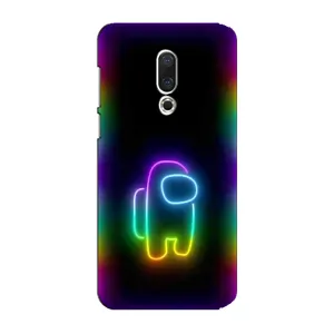 Чехол Амонг Ас для Meizu 15 Plus (AlphaPrint) (Яркий скин)