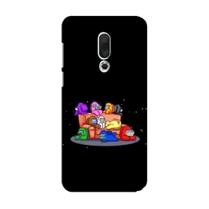 Чехол Амонг Ас для Meizu 15 (AlphaPrint) (Амонг-ас)