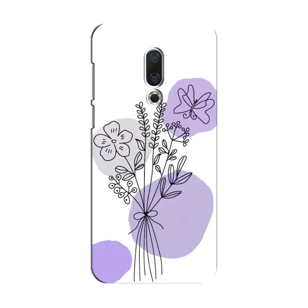Чохол з принтом «Букет фіолетова абстракція» для Meizu 15 Чохол з принтом «Букет фіолетова абстракція» для Meizu 15