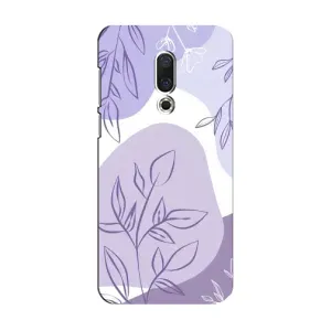 Чохол з принтом «Фіолетове листя абстракція» для Meizu 15