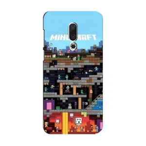 Чохол з принтом «фон Minecraft» для Meizu 15