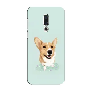 Чехлы с собаками для Meizu 15 (VPrint) (Корги)