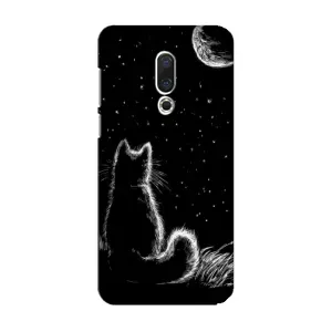 Чехол с принтом для Meizu 15 (AlphaPrint) Модные коты