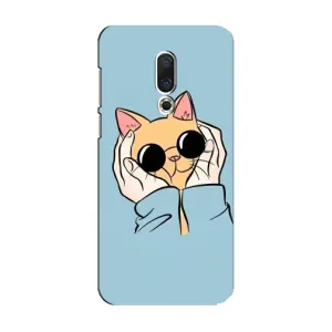 Чехол на Мейзу 15 с Котами (VPrint) (Котик в очках)