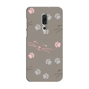 Чехол с рисунком кот на Meizu 15 (Лапы и усы)