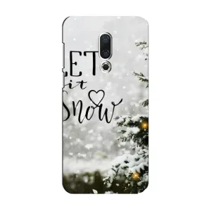 Новогодние, Праздничные Чехлы для Meizu 15 - 2024 год (Let it snow)