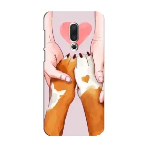 Чехлы с собаками для Meizu 15 (VPrint) (Любовь к собакам)