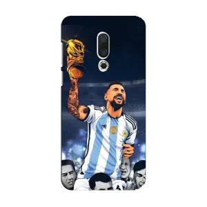 Чохли для Meizu 15 (Leo чемпіон) (AlphaPrint) (Мессі з кубком)