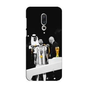 Чохли для Meizu 15 (Leo чемпіон) (AlphaPrint) (Мессі коронований)