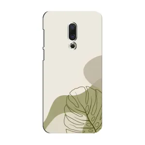 Чохол з принтом «Зелена монстера дизайн» для Meizu 15