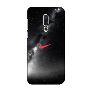 Чехол для Meizu 15 - с принтом Найк (AlphaPrint) (Найк красный)