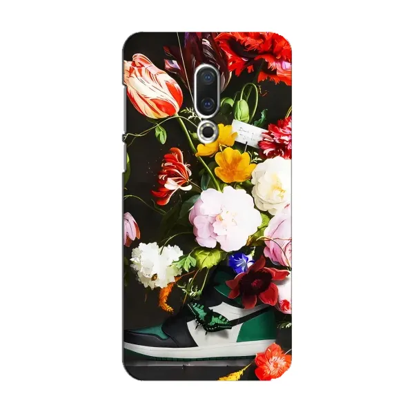 Чохол з принтом «Nike цветы» для Meizu 15