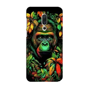 Чехол с Обезьянами Meizu 15 - (AlphaPrint) (Обезьяна в тропиках)