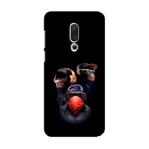 Чехол с Обезьянами Meizu 15 - (AlphaPrint) (Три обезьяны)