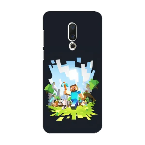 Чохол з принтом «персонажі Minecraft» для Meizu 15 Чохол з принтом «персонажі Minecraft» для Meizu 15