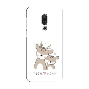 Чехлы для мамы на Meizu 15 (Оленята мама и малыш)