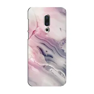 Мраморный чехол на Meizu 15 (VPrint) (Пурпурный Мрамор)