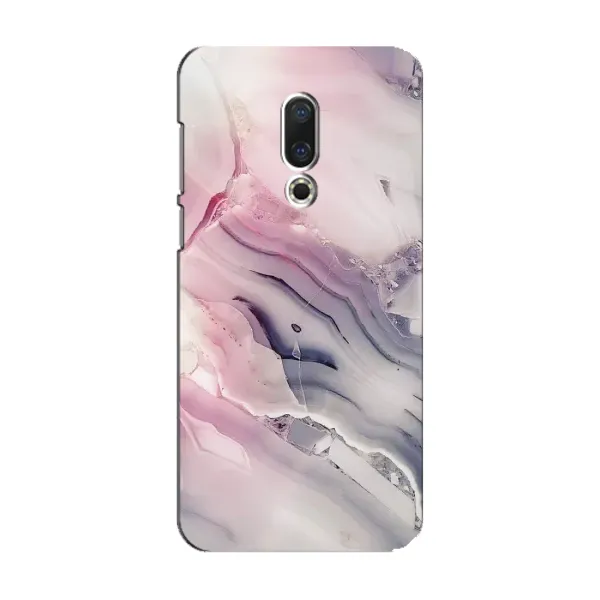 Чехол с принтом «Пурпурный Мрамор» для Meizu 15