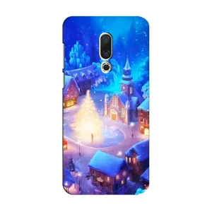 Різдвяні Чохли для Meizu 15 (VPrint) (Різдвяне місто)