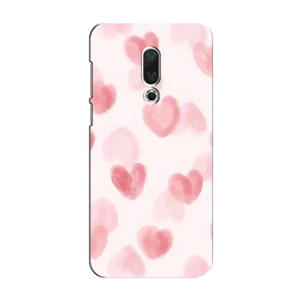 Чехол с принтом «Розовые сердечки» для Meizu 15