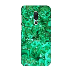 Мраморный чехол на Meizu 15 (VPrint) (Салатный Мрамор)