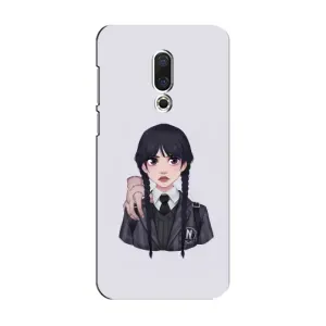 Чехлы Венсдей на Meizu 15 Уэнсдей (AlphaPrint) (Уэнздей и Вещь)