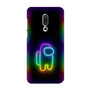 Чехол Амонг Ас для Meizu 15 (AlphaPrint) (Яркий скин)